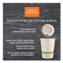 World Centric NoTree Paper Hot Cups, 8 oz, Natural, 1,000/Carton