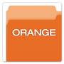 Pendaflex Colored File Folders, 1/3-Cut Tabs: Assorted, Legal Size, Orange/Light Orange, 100/Box