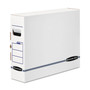 Bankers Box X-Ray Storage Boxes, 5" x 18.75" x 14.88", White/Blue, 6/Carton