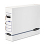 Bankers Box X-Ray Storage Boxes, 5" x 18.75" x 14.88", White/Blue, 6/Carton (FEL00650) View Product Image