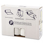Inteplast Group High-Density Commercial Can Liners, 56 gal, 17 mic, 43" x 48", Clear, Interleaved Roll, 25 Bags/Roll, 8 Rolls/Carton
