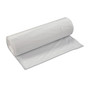 Inteplast Group High-Density Commercial Can Liners, 56 gal, 17 mic, 43" x 48", Clear, Interleaved Roll, 25 Bags/Roll, 8 Rolls/Carton