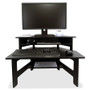 Dc050 High Rise Collection Monitor Stand, 27" X 11.5" X 6.5" To 7.5", Black, Supports 40 Lbs (VCTDC050) View Product Image