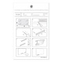 U Brands Floating Glass Dry Erase Undated One Month Calendar, 35 x 35, White (UBR3968U0001) View Product Image