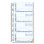 Rediform Telephone Message Book, Two-Part Carbonless, 5 x 2.75, 4 Forms/Sheet, 400 Forms Total