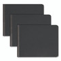 Smead Prong Fastener Premium Pressboard Report Cover, Two-Piece Prong Fastener, 2" Capacity, 8.5 x 11, Black/Black