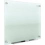 Quartet Infinity Glass Dry-Erase Whiteboard - 36" (3 ft) Width x 24" (2 ft) Height - Frost Tempered Glass Surface - Horizontal/Vertical