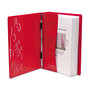 Charles Leonard VariCap Expandable Binder, 2 Posts, 6" Capacity, 11 x 8.5, Red