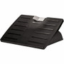 Fellowes Office Suites Adjustable Footrest - 30&deg Tilt - Black, Silver