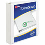 Avery TouchGuard View 3 Ring Binder - 1 1/2" Binder Capacity - Letter - 8 1/2" x 11" Sheet Size - 375 Sheet Capacity - 375 Ring(s)