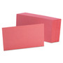 Oxford Unruled Index Cards, 3 x 5, Cherry, 100/Pack (OXF7320CHE) View Product Image