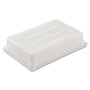 Rubbermaid Commercial Food/Tote Boxes, 8.5 gal, 26 x 18 x 6, White, Plastic (RCP3508WHI) View Product Image