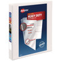 Avery Heavy-Duty View Binder with DuraHinge and One Touch EZD Rings, 3 Rings, 1" Capacity, 11 x 8.5, White