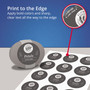 Avery Round Print-to-the Edge Labels with SureFeed and EasyPeel, 1.67" dia, Glossy Clear, 500/PK (AVE6582) View Product Image