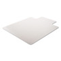 deflecto SuperMat Frequent Use Chair Mat for Medium Pile Carpet, 45 x 53, Wide Lipped, Clear