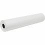 Decorol Flame-Retardant Art Paper Roll - Art, Classroom, Office, Banner, Bulletin Board - 7.40" Height x 36" Width x 1000 ft Length - White - Sulphite