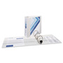 Avery Heavy-Duty View Binder with DuraHinge and Locking One Touch EZD Rings, 3 Rings, 4" Capacity, 11 x 8.5, White