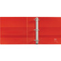 Avery Heavy-Duty Non-View Binder with DuraHinge and One Touch EZD Rings, 3 Rings, 2" Capacity, 11 x 8.5, Red