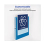 Avery Heavy-Duty View Binder with DuraHinge and One Touch EZD Rings, 3 Rings, 1" Capacity, 11 x 8.5, Pacific Blue