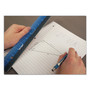 Victor Stainless Steel Dual Colour Easy Read Ruler - 12" Length - (VCTEZ12SBL)