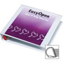 Cardinal Premier Easy Open ClearVue Locking Slant-D Ring Binder, 3 Rings, 1.5" Capacity, 11 x 8.5, White