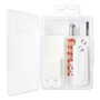Command Picture Hanging Kit, Assorted Sizes, Plastic, White, 1 lb; 4 lb Capacities, 24 Pieces/Pack