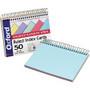 TOPS Oxford Spiral Bound Ruled Index Cards - Ruled Front Ruling - 6" x 4" Sheet Size - Perforated