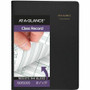 At-A-Glance Undated Class Record Book - Wire Bound - 8.25" Sheet Size - Black - Recycled
