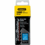 Stanley SharpShooter Heavy-Duty 1/2" Staples - Heavy Duty - 1/2" - 1/2" Leg - 3/8" Crown - Silver