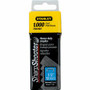 Stanley SharpShooter Heavy-Duty 1/2" Staples - Heavy Duty - 1/2" - 1/2" Leg - 3/8" Crown - Silver