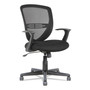 OIF Swivel/Tilt Mesh Mid-Back Task Chair, Supports Up to 250 lb, 17.91" to 21.45" Seat Height, Black (OIFVS4717) View Product Image