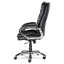 OIF Executive Swivel/Tilt Bonded Leather High-Back Chair, Supports Up to 250 lb, 18.50" to 21.65" Seat Height, Black (OIFGM4119) View Product Image