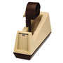 Scotch Heavy-Duty Weighted Desktop Tape Dispenser, 3" Core, Plastic, Putty/Brown (MMMC25) View Product Image