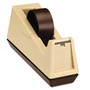 Scotch Heavy-Duty Weighted Desktop Tape Dispenser, 3" Core, Plastic, Putty/Brown (MMMC25) View Product Image