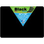 Flipside Black Dry Erase Board - 24" (2 ft) Width x 36" (3 ft) Height - Black Surface - Rectangle