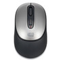 Adesso iMouse A10 Antimicrobial Wireless Mouse, 2.4 GHz Frequency/30 ft Wireless Range, Left/Right Hand Use, Black/Silver