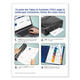 Avery Customizable Table of Contents Ready Index Dividers with Multicolor Tabs, 8-Tab, 1 to 8, 11 x 8.5, Translucent, 1 Set