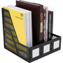 Advantus Literature File, Three Slots, 10 x 10 x 10.25, Black (AVT34091) View Product Image