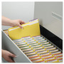 Smead Reinforced Top Tab Colored File Folders, 1/3-Cut Tabs: Assorted, Legal Size, 0.75" Expansion, Yellow, 100/Box