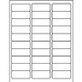 MACO White Laser/Inkjet Shipping Address Labels, Inkjet/Laser Printers, 1 x 2.63, White, 30 Labels/Sheet, 100 Sheets/Box
