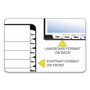 Cardinal OneStep Printable Table of Contents and Dividers, 12-Tab, Jan. to Dec., 11 x 8.5, White, White Tabs, 1 Set