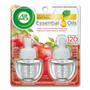 Air Wick Scented Oil Refill, 0.67 oz, Apple Cinnamon Medley, 2/Pack, 6 Packs/Carton (RAC80420CT) View Product Image