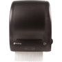 San Jamar Simplicity Essence Roll Towel Dispenser - Touchless Dispenser - 1 x Roll - 15.1" Height x 12.4" Width x 9.3" Depth - Black Pearl - Easy-to-load
