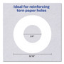 Avery Dispenser Pack Hole Reinforcements, 0.25" Dia, White, 1,000/Pack, (5720)