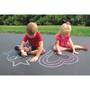 Cra-Z-Art Washable Sidewalk Chalk, 12 Assorted Colors, 32 Sticks/Box