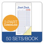 Adams Multi-Part Guest Check Pad, Two-Part Carbonless, 3.38 x 6.38, 50 Forms Total