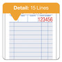 Adams Guest Check Pad, Two-Part Carbonless, 6.38 x 3.38, 50 Forms Total (ABF10450SW) View Product Image
