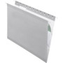 Pendaflex 1/5 Tab Cut Legal Recycled Hanging Folder - 8 1/2" x 14" - Internal Pocket(s) - 11 pt. - Gray - Reinforced, Tear Resistant, Durable
