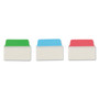 Avery Ultra Tabs Repositionable Tabs, Standard: 2" x 1.5", 1/5-Cut, Assorted Colors (Blue, Green and Red), 48/Pack View Product Image