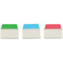 Avery Ultra Tabs Repositionable Tabs, Standard: 2" x 1.5", 1/5-Cut, Assorted Colors (Blue, Green and Red), 48/Pack View Product Image